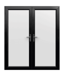 Black uPVC French Doors - Made to Measure