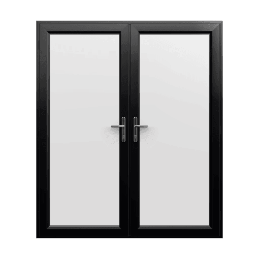 Black uPVC French Doors - Made to Measure