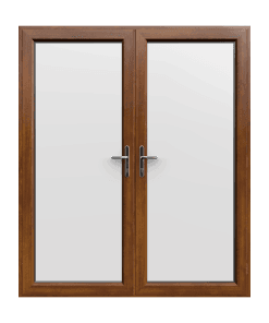Golden Oak uPVC French Doors - Made to Measure