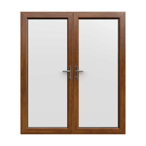 Golden Oak uPVC French Doors - Made to Measure