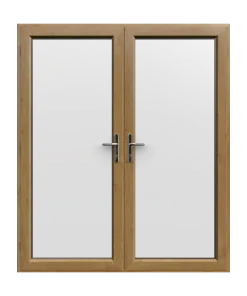 Irish Oak uPVC French Doors - Made to Measure