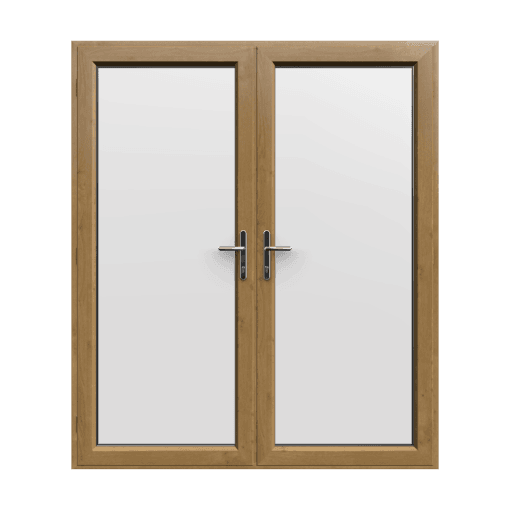 Irish Oak uPVC French Doors - Made to Measure