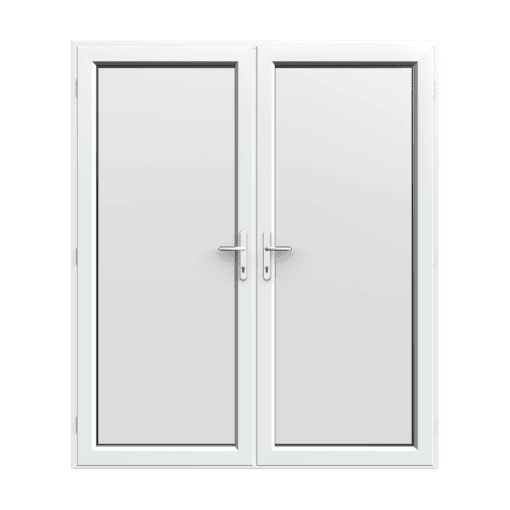 White uPVC French Doors - Made to Measure