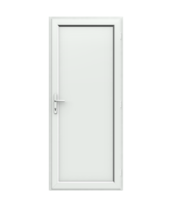Full Flat Panel uPVC Single Door