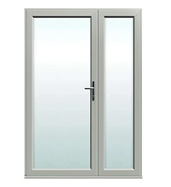 Offset Agate Grey French Doors