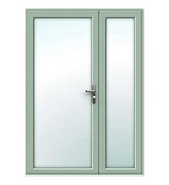 Offset Chartwell Green French Doors
