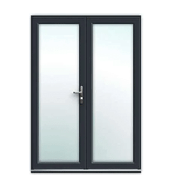 Anthracite Grey uPVC French Doors