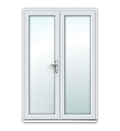 White uPVC French Doors