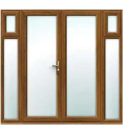Golden Oak French Doors