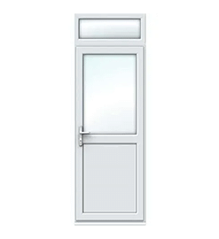 Half Glazed uPVC Single Door