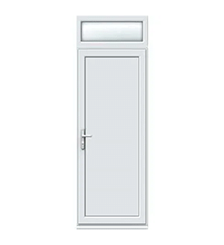 uPVC Single Door with Top Light