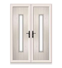 French Door with Woodrow Long Panel