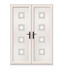 French Door with Hayes Four Glazed Panel