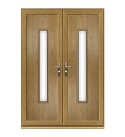 French Door with Woodrow Long Panel