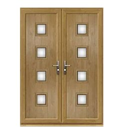 French Door with Hayes Four Glazed Panel