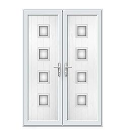 French Door with Hayes Four Glazed Panel