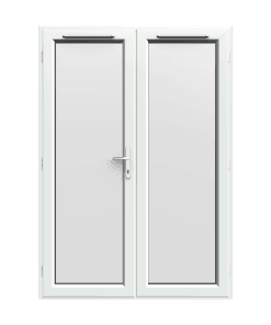 1490mm x 2090mm - White uPVC French Doors