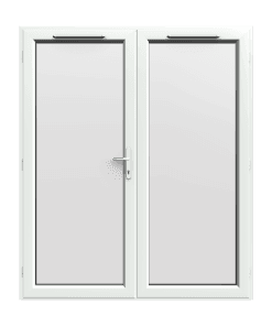 1790mm x 2090mm - White uPVC French Doors