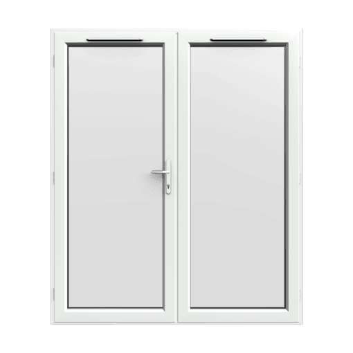 1790mm x 2090mm - White uPVC French Doors