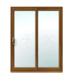 Golden Oak uPVC Sliding Patio Door
