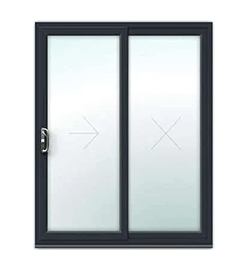 Anthracite Grey uPVC Sliding Patio Doors