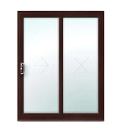 Rosewood Sliding Patio Doors