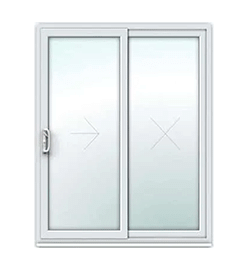 White uPVC Sliding Patio Doors