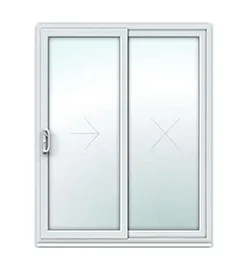 White uPVC Sliding Patio Door