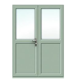 Chartwell Green French Door with Half Panel