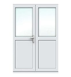 French Doors with Half Panel