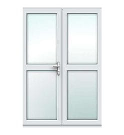 French Door with Midrail