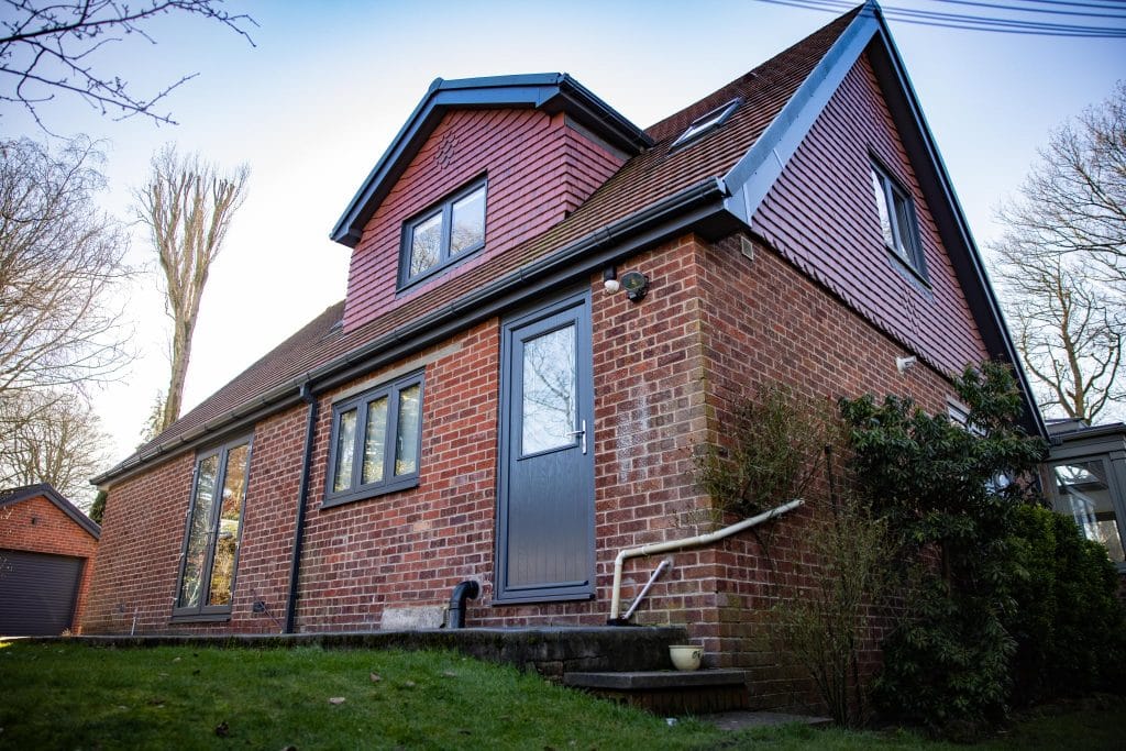 upvc windows anthracite grey